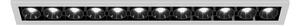 Led2 Zápustné LED svítidlo RIVA MINI 12, 20W, 240x31 mm, CCT Barva: Bílá, Teplota světla: CCT 3000K/3500K/4000K, Stmívání a řízení: ON/OFF