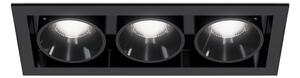 Led2 Zápustné LED svítidlo RIVA MAXI 3, 15W, 153x62 mm, CCT Barva: Černá, Teplota světla: CCT 2700K/3000K/4000K, Stmívání a řízení: ON/OFF