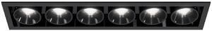 Led2 Zápustné LED svítidlo RIVA MAXI 6, 30W, 287x62 mm, CCT Barva: Černá, Teplota světla: CCT 2700K/3000K/4000K, Stmívání a řízení: ON/OFF