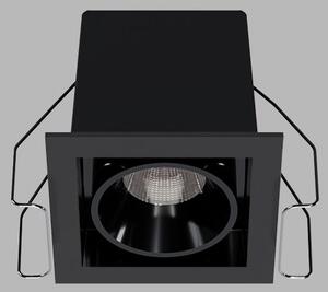 Led2 Zápustné LED svítidlo RIVA MAXI 1, 5W, 62x62 mm, CCT Barva: Černá, Teplota světla: CCT 3000K/3500K/4000K, Stmívání a řízení: ON/OFF