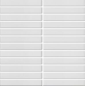 Keramická mozaika Premium Mosaic Kit Kat white 30x30 cm mat MOSKK2WHM