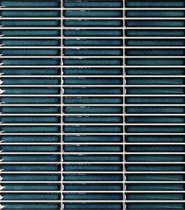 Keramická mozaika Premium Mosaic Kit Kat aqua blue 28x31 cm lesk MOSKK3AQBLL