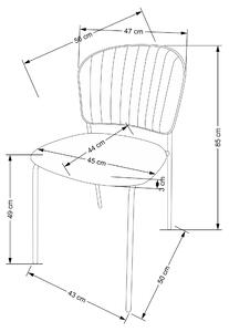 Jídelní židle SCK-499 šedá