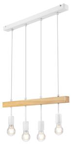 Lustr na lanku ORAZIO 4xE27/60W/230V - FSC certifikováno