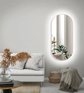 Zrcadlo Zeta SLIM Wood LED Ambient 60 x 80 cm