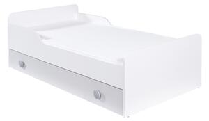 Łóżko z materacem szare TOP BABY 80x160