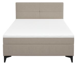 Béžová postel boxspring MARY 90x200 cm