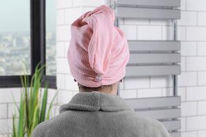 Rychleschnoucí turban na vlasy NERA růžový