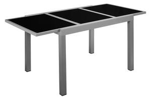 LIVARNO home Hliníkový rozkládací stůl Houston, stříbrná (100371120)