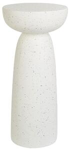 Odkládací stolek CADINI 33 cm 33 cm Terrazzo efekt Bílé terrazzo