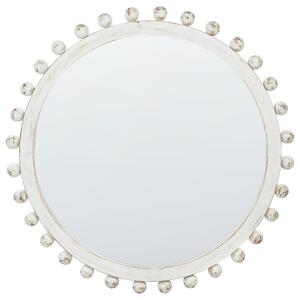 Zrcadlo 71 cm Krémově bílá TAZILLY