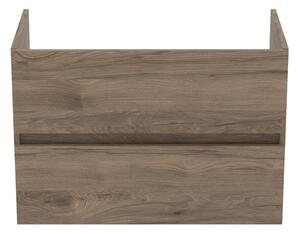 Závěsná skříňka pod umyvadlo v dekoru ořechu v přírodní barvě 80x55 cm Eurovit+ – Ideal Standard
