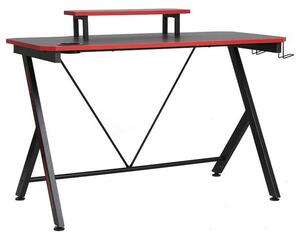 Herní stůl SIGB-202 černá/červená