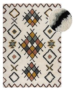 Krémový ručně tkaný vlněný koberec 120x170 cm Moroccan Midar – Flair Rugs
