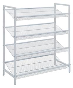 REGÁL NA BOTY, bílá, 63/71.5/30 cm Boxxx - Online Only šatny & botníky, Online Only