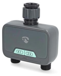 Nedis BTWV20GY - Regulátor průtoku vody 4xAA Wi-Fi Tuya IP54