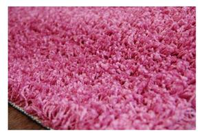 Metrážový koberec SHAGGY růžový