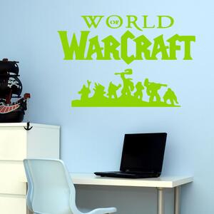 Živá Zeď Samolepka World of Warcraft Barva: černá