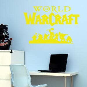 Živá Zeď Samolepka World of Warcraft Barva: černá