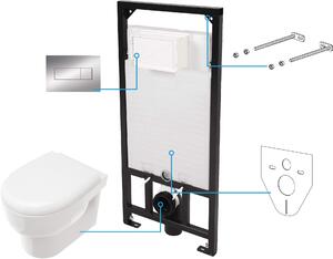 Podomítkový Toaletní Set Deante AVIS CDAS6ZPW bílá/chrom