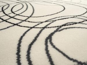 Kusový koberec Kruhy cream 120x170 cm