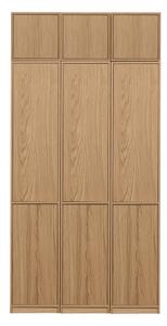 Modulární knihovna v dekoru dubu v přírodní barvě 120x243 cm Modulair – vtwonen