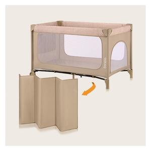 Lionelo - Cestovní postýlka JASMIN EASY FOLD Beige Sand