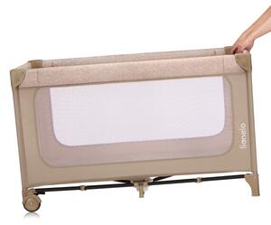 Lionelo - Cestovní postýlka JASMIN EASY FOLD Beige Sand