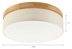 Brilagi - LED Stropní svítidlo BELLADONNA LED/36W/230V pr. 40 cm krémová/dub