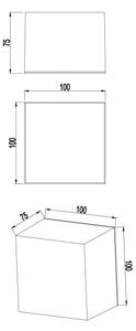 Top Light - LED Koupelnové nástěnné svítidlo BOXTER LED/5W/230V IP65