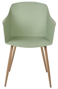 Sada 2 jídelních židlí světle zelené FONDA II
