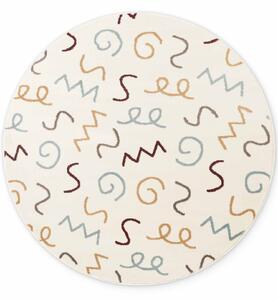Hanse Home, Dětský koberec Adventures 106422 Cream Multicolor kruh, 160x160 (průměr) kruh, vícebarevná, dětský pokoj