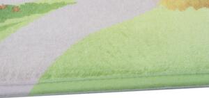 Breno Kusový koberec Ultra Soft Zámek, Vícebarevné, 130 x 180 cm