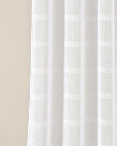 Vysoce kvalitní bílý závěs Maura se závěsnými kroužky 140 x 250 cm