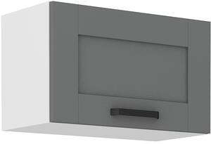 STL 60 cm skříňka horní jednodveřová (otevírání nahoru) LUNA Barevné provedení LUNA: Dub Artisan / Prachově šedá