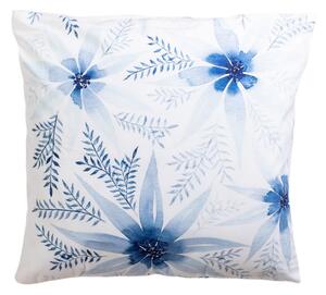 Modro-bílý dekorační polštář 45x45 cm - JAHU collections