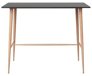 Barový stůl černý 120 x 60 x 105 cm