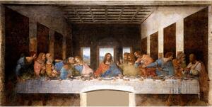 Reprodukce obrazu Leonardo da Vinci - The Last Supper, 80 x 40 cm