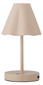 Béžová LED stmívatelná stolní lampa s kovovým stínidlem (výška 28 cm) Lianna – Bloomingville