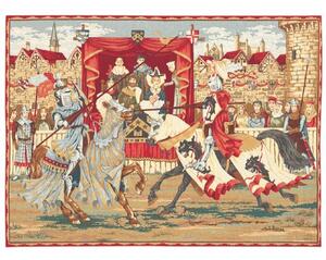 Vlámský gobelín tapiserie - Lice medievale
