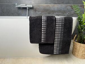 Jahu colection Froté ručník Darwin 450g - Černý 50x100