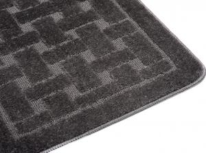 Sada koupelnových koberečků MONO 1039 tmavě šedý 6203 3PC KRATKA