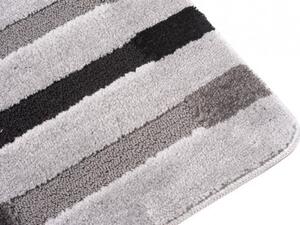 Sada koupelnových koberečků MONO PLOTEK šedý HIGH 2PC