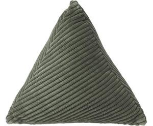 Trojúhelníkový manšestrový polštář Kylen