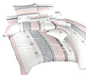 Kvalitní ložní prádlo z česané bavlny s krepovou úpravou.  Bavlněné povlečení Ateliér pudrový doporučujeme kombinovat s bílým, světle šedým, tmavě šedým nebo béžovým prostěradlem. Rozměr povlečení je 220x220, 2x70x90 cm