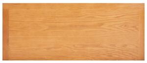 Botník Workmore - masivní dubové dřevo a MDF | 120 x 37 x 45 cm