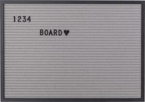 Plstěná tabule Notice Board s písmenky 25x18 cm Bloomingville
