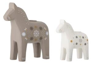 Vánoční svícny Nordic Horses - set 2 ks Bloomingville