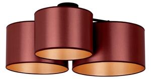Duolla - Přisazený lustr ROLLER TRIO SHINY 3xE27/15W/230V měděná/zlatá