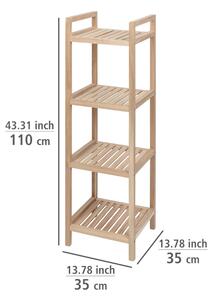 Regál FREDERIC XL, 35x110x35, hnědá